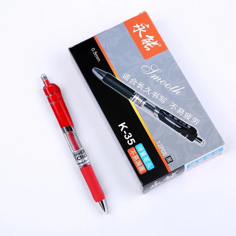 12 STÜCK Ausziehbare Gel-Stifte Set Schreibwaren Kawaii Schreibstift Schwarze/Blaue Tinte 0,5 mm Blauer Kugelschreiber Büro Schulbedarf
