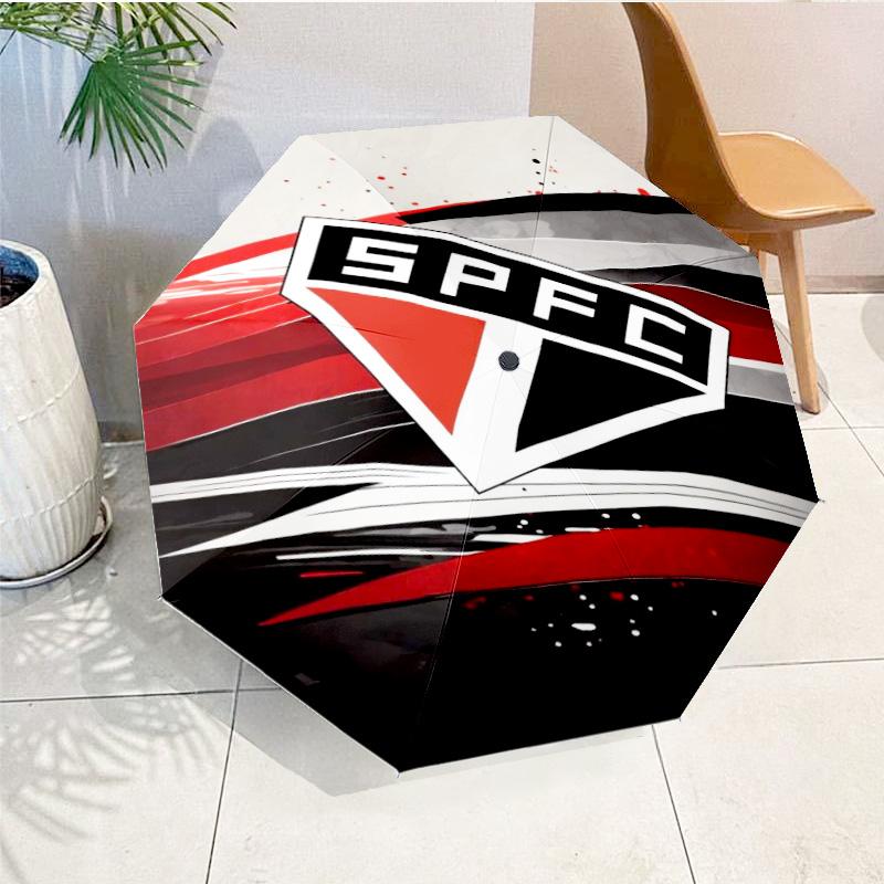 Spfc Team Crest Design Printed Automatic Umbrella, 8-Frame for Travel, camping, Casual Umbrella, Essential Gift for for family and friends
