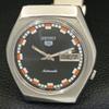 GENUINE VINTAGE SEIKO 5 AUTOMATIC JAPAN MENS BLACK COLOR DIAL WATCH a500766-5