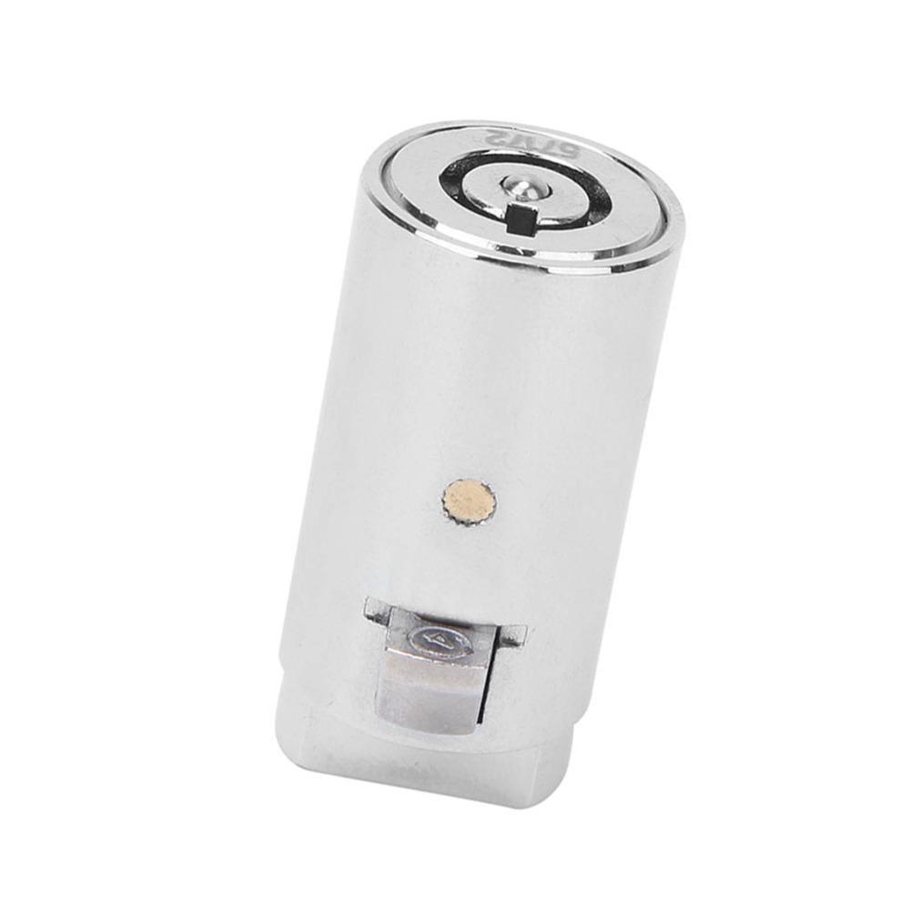 Zinc Alloy Vending Machine Lock Cylinder with 3 Keys Chrome Color Selling Machine Lock Cylinder Safe 38×19mm Lock Cylinder