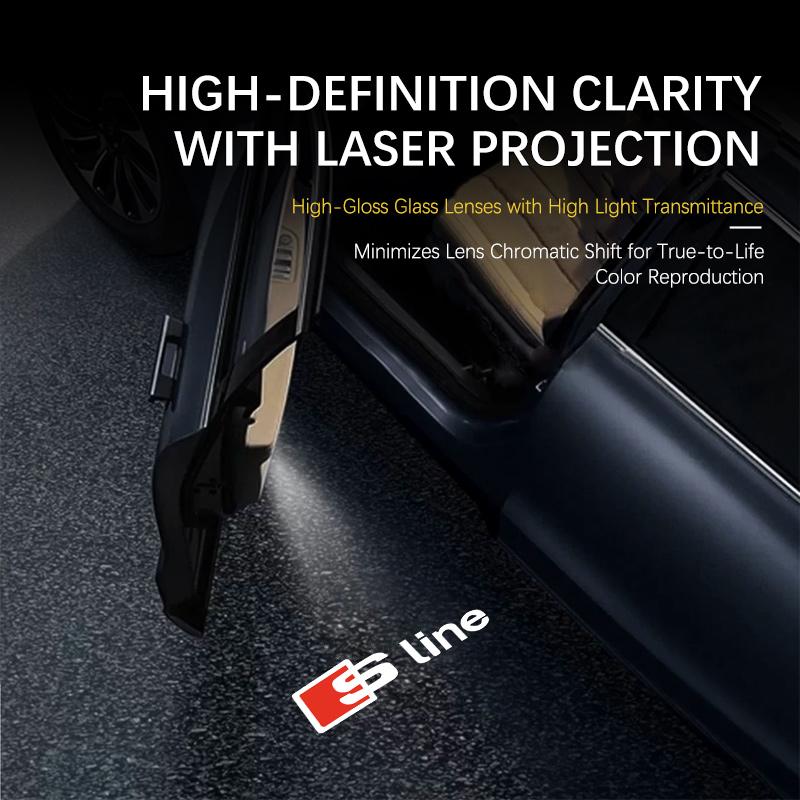 Car Accessories For 8lcbk A1 A3 A4 A5 A6 B5 B6 B7 B8 C5 C6 C7 A7 A8 Q3 Q5 Q7 TT 8V Led Car Logo Projector Welcome Door Light lcbk8