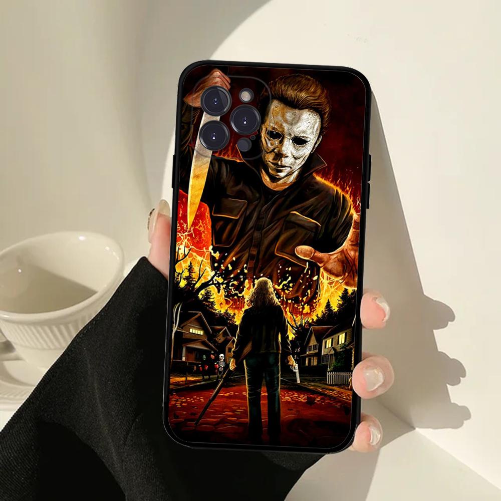 

M-Michaels-M-Myers Horror Halloween Movie Phone Case For IPhone 16 15 14 11 12 13 Mini Pro XS Max Cover 6 7 8 Plus X Funda Shell iPhone 11