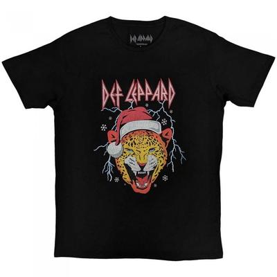 Def Leppard Unisex-Erwachsene Leoparden-Urlaubs-T-Shirt