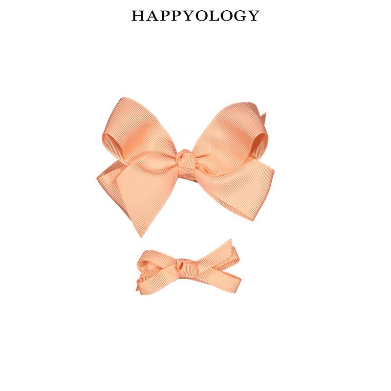 Happyology Kids Ribbon Bow Hair Clips (2-Pack) One Size