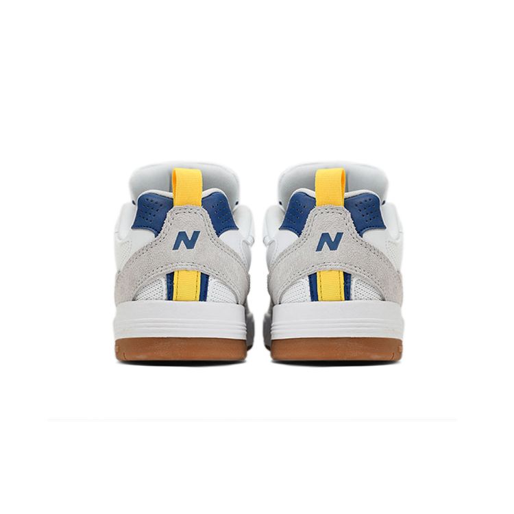 New Balance Nb Numeric Tiago Lemos 808 Leather Low-Top Skate Shoes Unisex Sneaker White Blue NM808WBY
