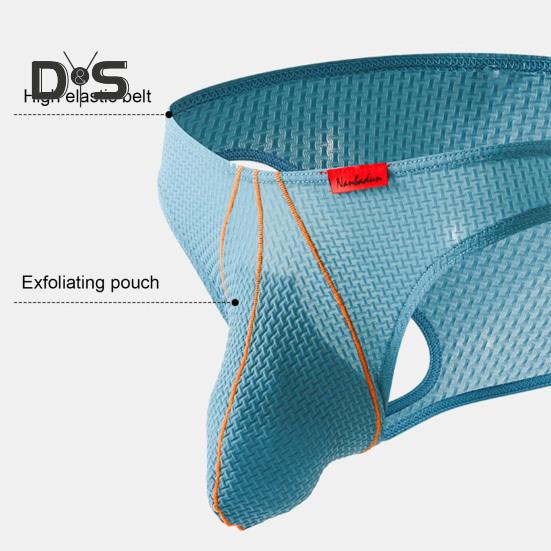 Pánské kalhotky Sexy nízký pas Vysoce elastické Lehké spodní prádlo U-konvexní Podpůrné měkké rychleschnoucí kalhotky Denní nošení