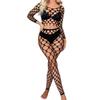 Women Sexy Lingerie Set Large Mesh Net Erotic Transparent Underwear Fish Net Bodystocking Exotic Costumes
