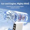 Outdoor Camping Handheld Fan 2000mAh 100 Speed Mini Fan Portable USB Rechargeable Fan Mini Air Conditioner Air Cooler
