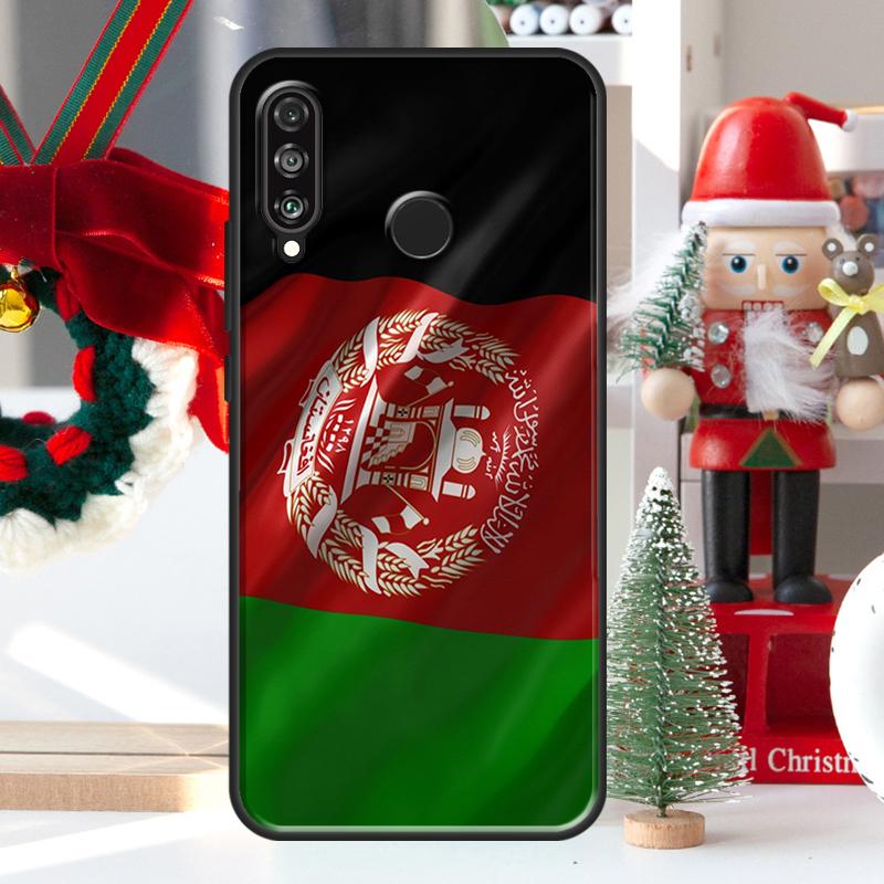 Flag of Afghanistan For Huawei Nova 12i 11i 8i 12s Y73 Y72 Y61 Y91 Y90 Y70 Y60 9 10 SE P60 Pro P30 P40 Lite Case