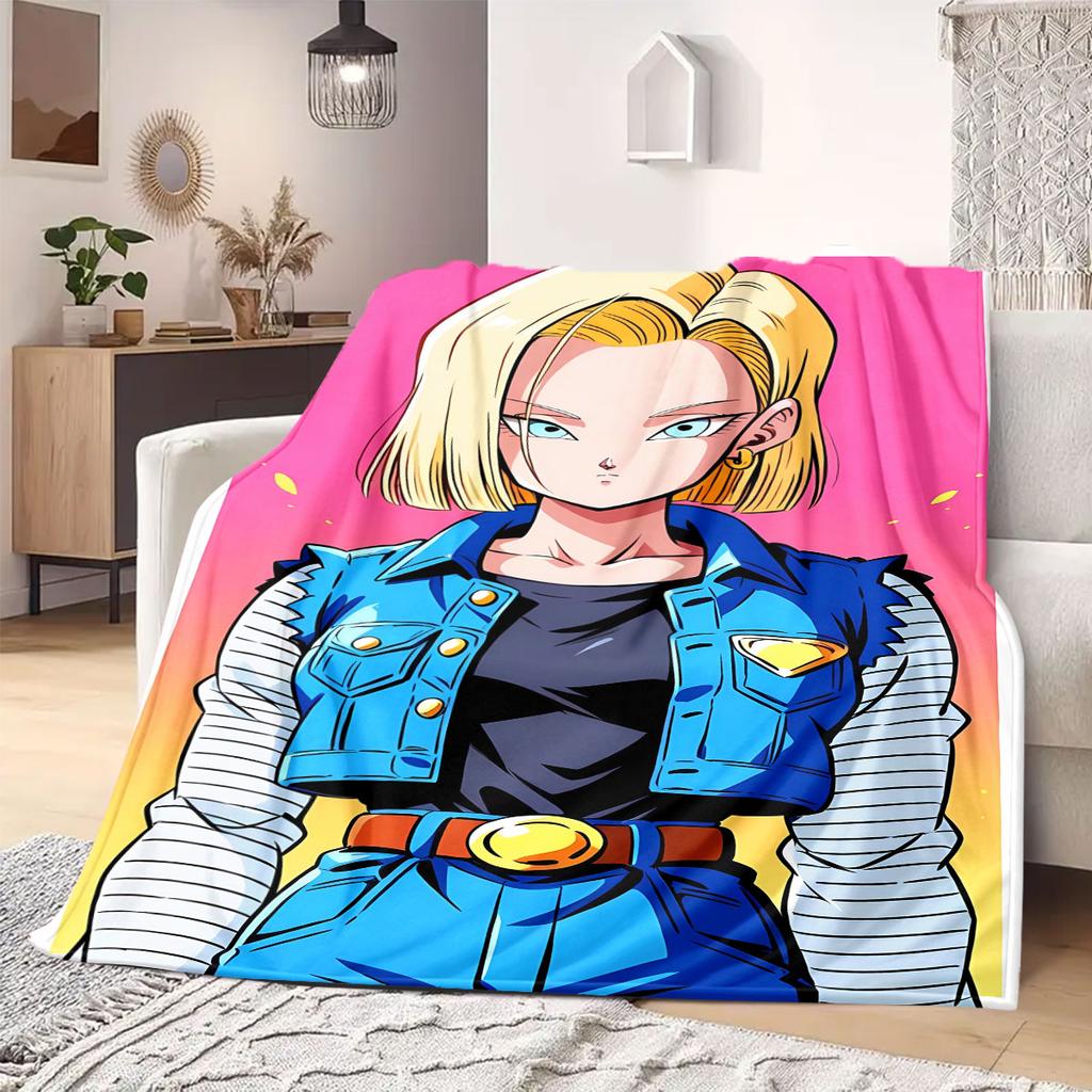 DragonBall anime Flannel Blanket Warm,Comfortable,Suitable for Bedrooms,Sofas,Beds,Chairs,Picnics,Travel