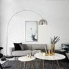 SPobeap Arched Floor Lamp, Stylish Nordic Design with Foot Switch, Remote Control, LED Bulb, Dimmable, Color-Changing, and Extendable, Perfect for