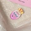 Jelly Cartoon Fish Hairclip Plastic Cartoon Hair Clip Mini Taiyaki Side Clip  Daily