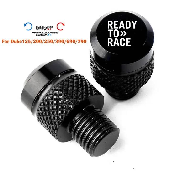 2pcs Motorcycle Mirror Hole Plug For KTM Ready To Race Duke 390 690 790 890 1190 Rc 1290 Adventure Screw Bolts Cover