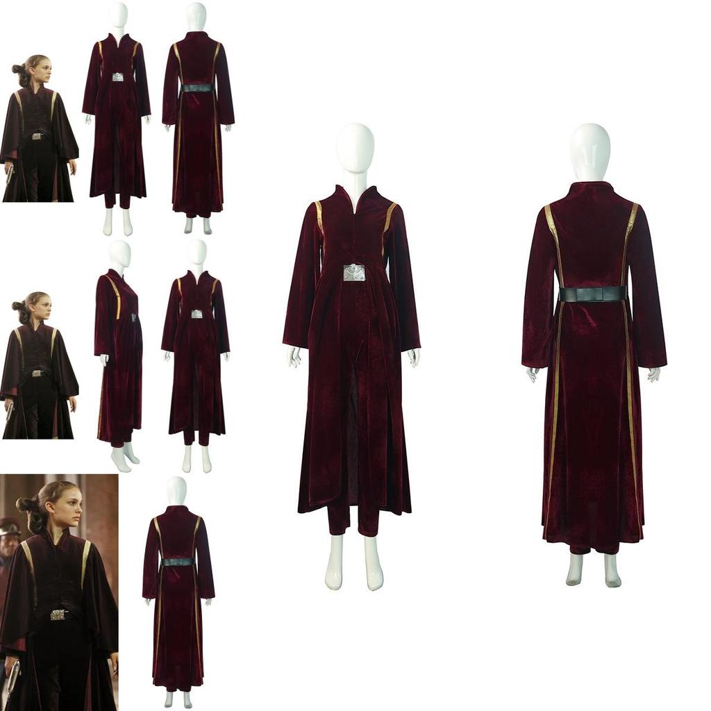 Elegantes und geschmeidiges Star Wars Prequel 1 Padme Amidala Cosplay Kostüm