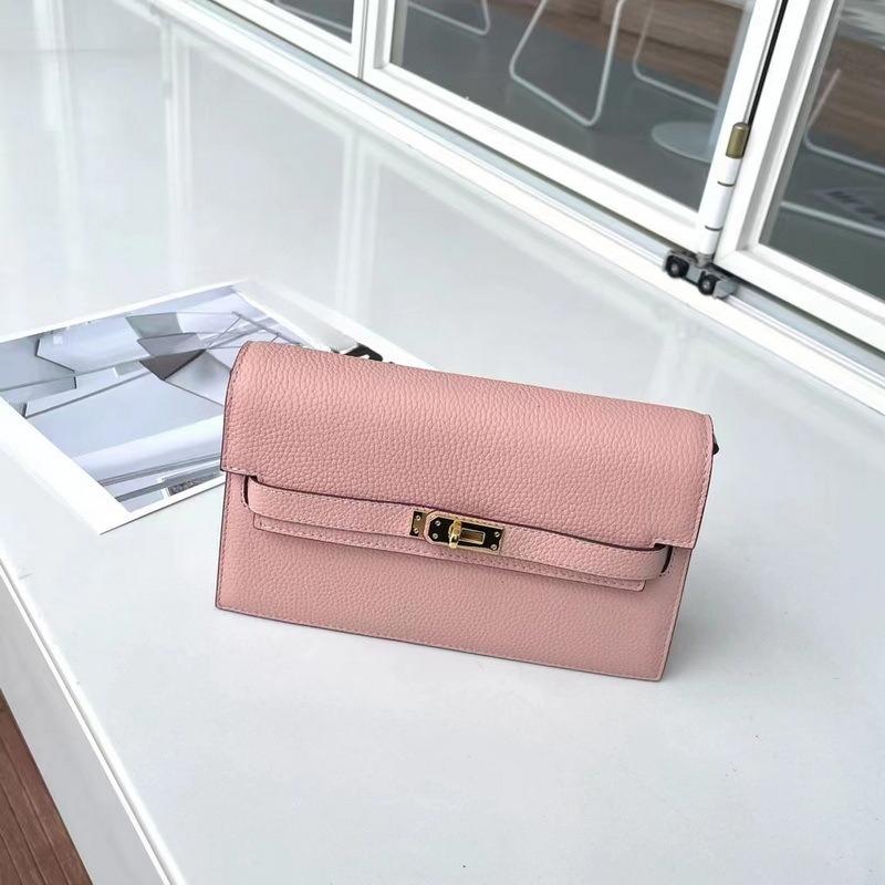 New lychee pattern leather half cover hand grab bag genuine leather women's bag single shoulder underarm bag oblique span bag wholesale