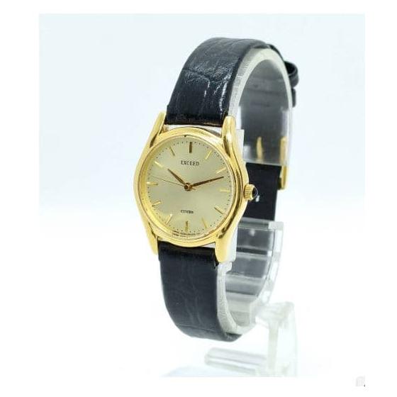 Used CITIZEN EXCEED Ladies Watch Quartz Gold y2k