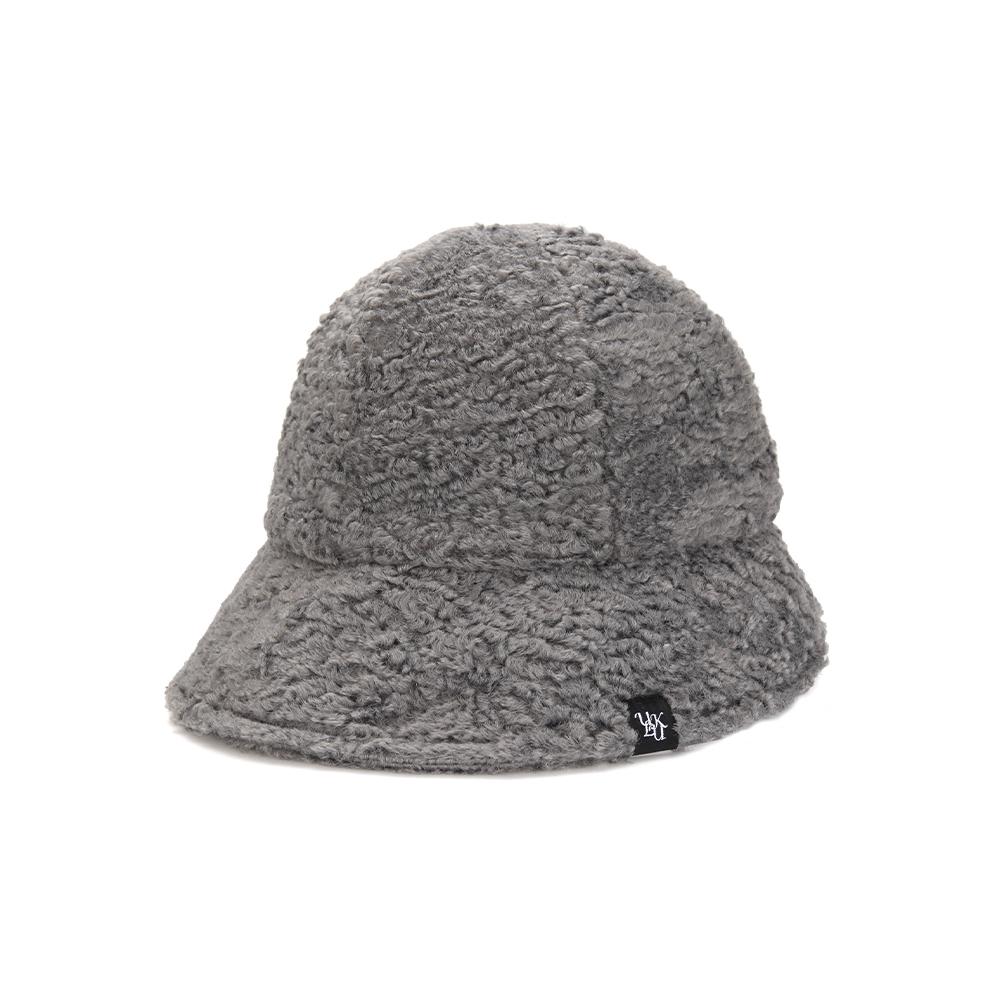 ULUK Lucida Black Label Fleece Boucle Bonnet Hat_Charcoal
