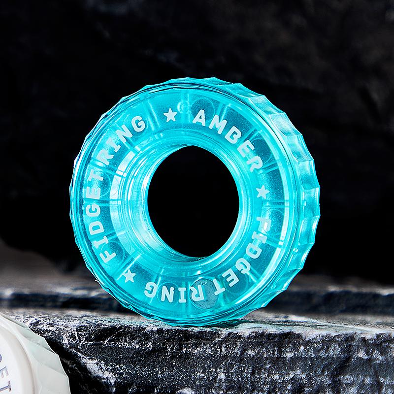 Ratchet Fidget Ring Fidget Slider Adult EDC Metal Fidget Toys ADHD Hand Spinner Stress Relief Toys Office Toy Adult Gift