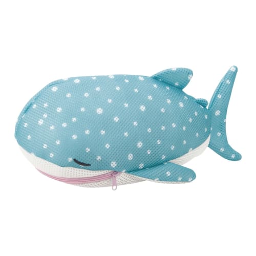 Livheart Fine Laundry Laundry Net, Whale Shark Jinbei-san, Large Size (Approx. 45cm Total Length), Compatible with Drum-Type Washers, 97704-62, Main U