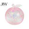 Hand Pressure Relief Tools Maltose Glitter Apple Squeeze Stress Ball, Soft TPR Slow Rising Fidget Rubber Toy for Anxiety Relief, Cute Fruit