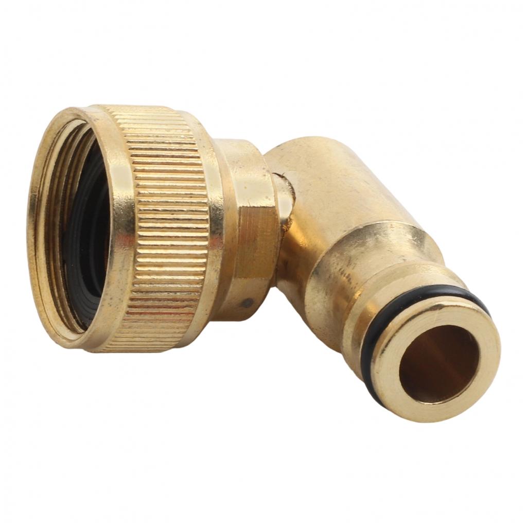 Hose Reel Swivel Elbow Quick Connector High Quality Brass Construction