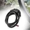 Anti-Theft Bike Lock 4 Digit Code Combination Stainless Steel Cable Bicycle Security Lock Equipment Bicycle Cable Chain Lock