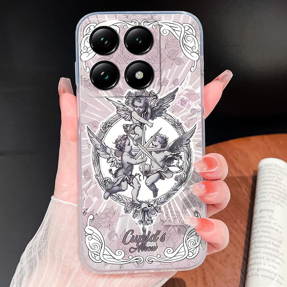 

For Xiaomi 15T 14T Pro Phone Case Lovely Fish Patterns Soft TPU Clear Silicone Bumper For Xiaomi 15TPro 14 T Lightweight Funda Xiaomi 15T Pro