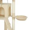 Cat Tree 160cm Cat Tower with Hammock, Ladder, Cave, 2 Plush Balls, Sisal Posts, 48 X 48 X 160cm,