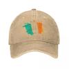 Ireland Flag Baseball Caps Vintage Distressed Cotton Headwear Unisex Style Outdoor Workouts Caps Hat