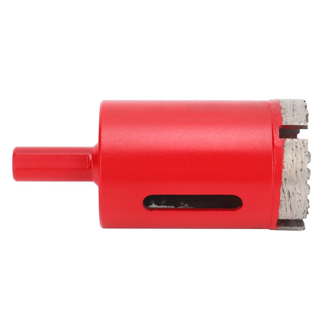 Hole Saw Drill Tool Diamond Red High Speed Steel Wave Tooth Saw Bit 38mm for Marble