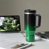 40oz Stainless Steel Thermal Water Bottle Portable Car Coffee Mug Vacuum Insulated Cup Large Thermos Tumbler With Handle Straw