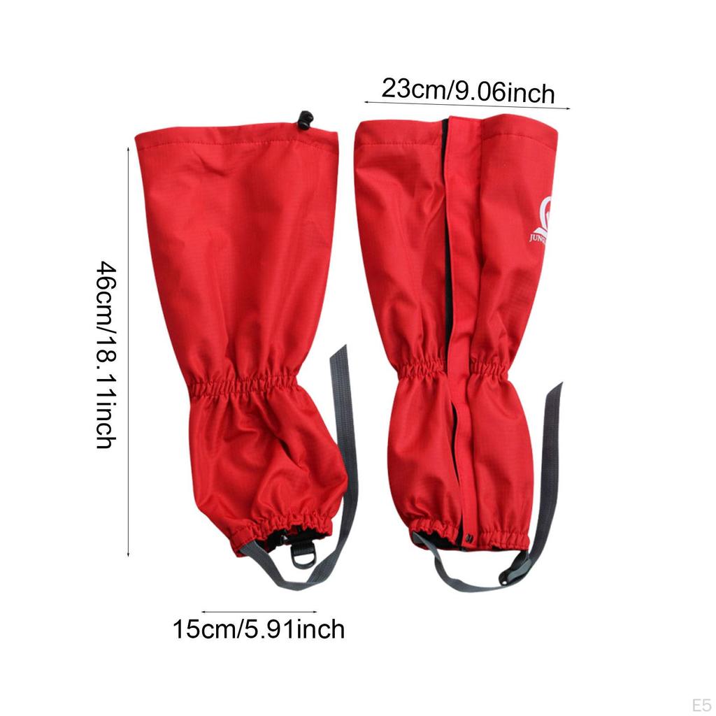 Snow Leg Gaiters Men Women Protective for Outdoor Adventures Hiking Climbing