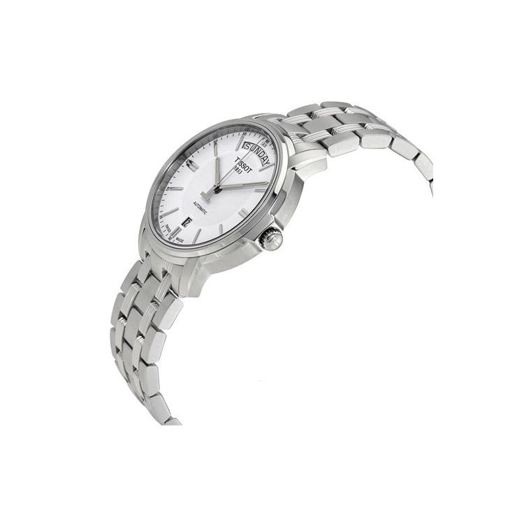 TISSOT Automatic Mechanical Movement 30m Water Resistance Men's Watches Watch 39mm White Dial T065.930.11.031.00