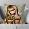 Cartoon S-Santoro Gorjuss Pillow Case Ultra Soft Skin Friendly Fabric Cloud Like Comfort & Concealed Zipper