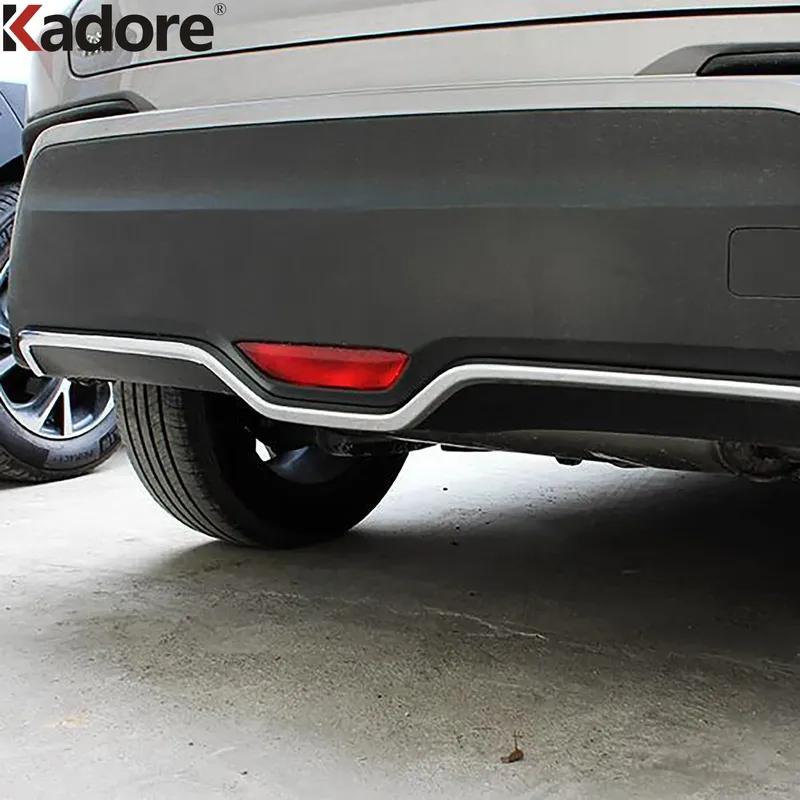 For Toyota CHR C-HR 2016 2017 2018  Carbon Fiber Rear Bottom Bumper Cover Trim Tailgate Boot Lid Strip Car Accessories