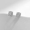 MODIAN D Color Moissanite Stud Earrings Round Cut Lab Created Diamond 925 Silver Silver Bridal Jewelry For Women Gifts