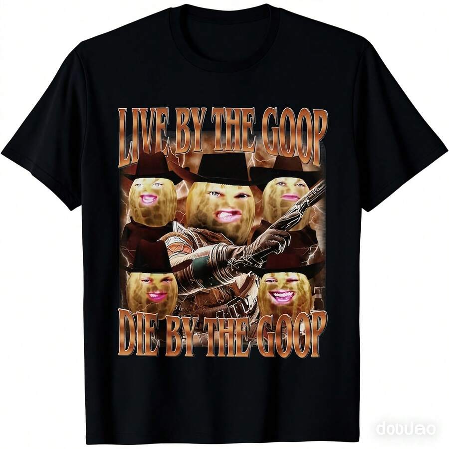 2026 NEW The Burnt Peanut GOOP Bootleg Shirt Live By The Goop Die By The Goop TShirt ARC Raid Ers S