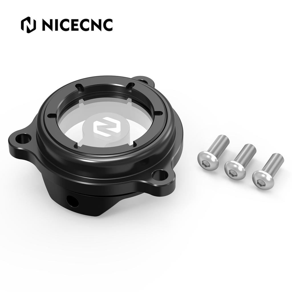 NICECNC For Honda XR650L XR 650L XR 650 L 1993-2025 XR600R XR 600R 1990-2000 Motorcycle Transparent Engine Oil Filter Cover