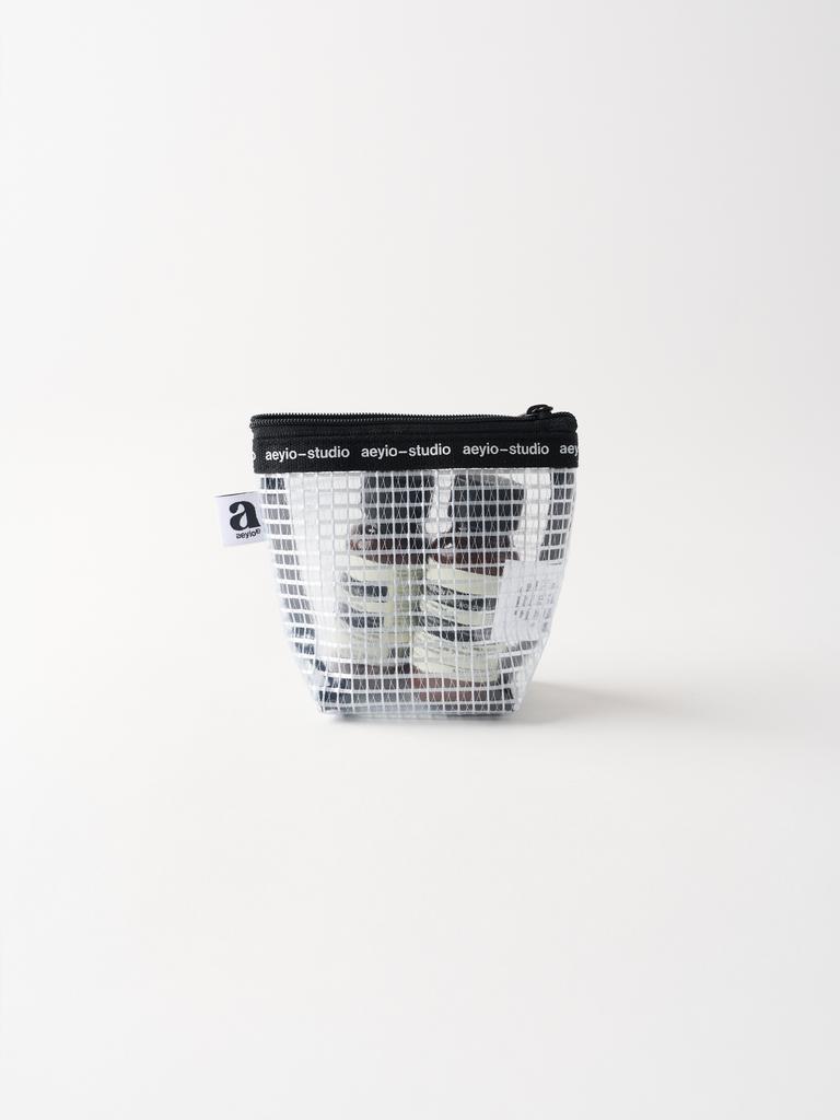 Aeyiostudio Grid Transparent Logo Tee Pouch (2 Sizes)_Apo3221,3021