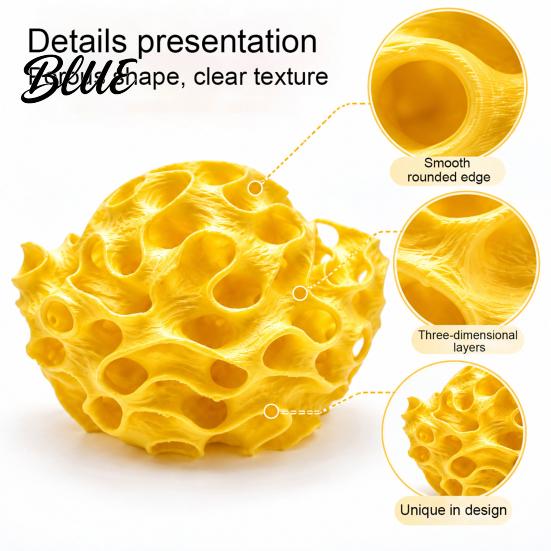 Shrimp Tank Supplies Aquarium Cave, 3D Printed Honeycomb Betta Hide, Fish Shelter Hideout, Porous Sphere for Guppy Small Breeding Ground