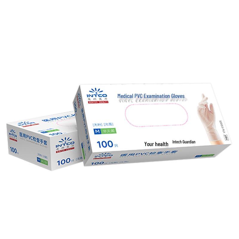 Одноразовые медицинские смотровые перчатки из ПВХ Inke Medical S