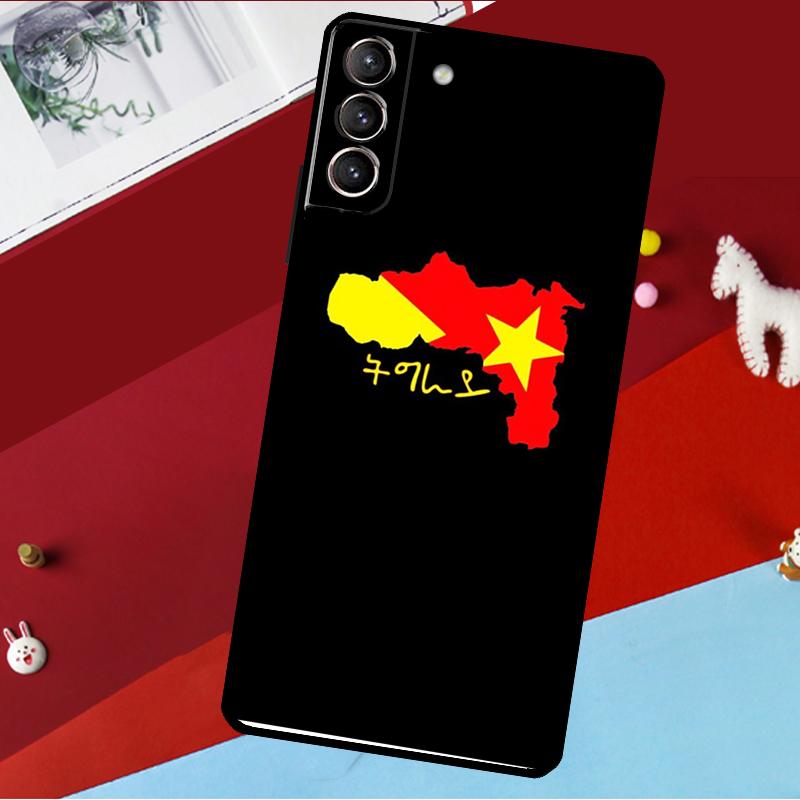 Tigray Flag Funda For Samsung Galaxy S26 Ultra S24 S22 S23 S25 Plus S20 S21 FE S9 S10 S25 FE Phone Case