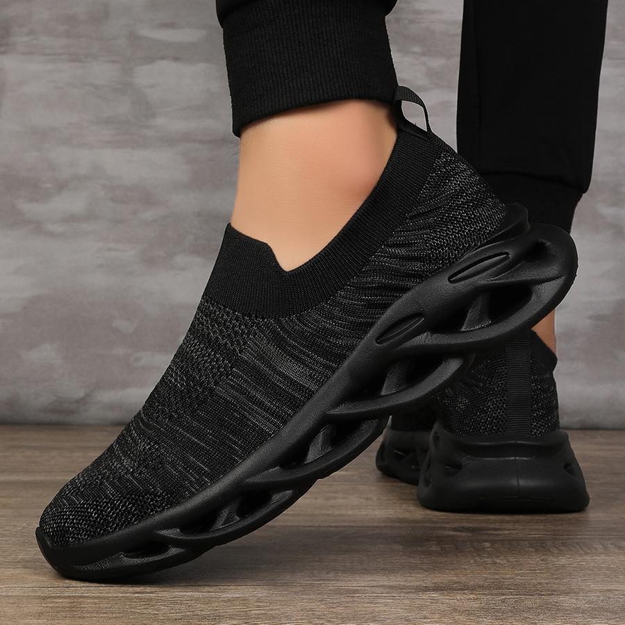 Fashion Casual Men's Shoes Summer Mesh Sports Platform Tennis Breathable Soft Sole Loafers Lightweight Comfortable Walking Shoes 2025