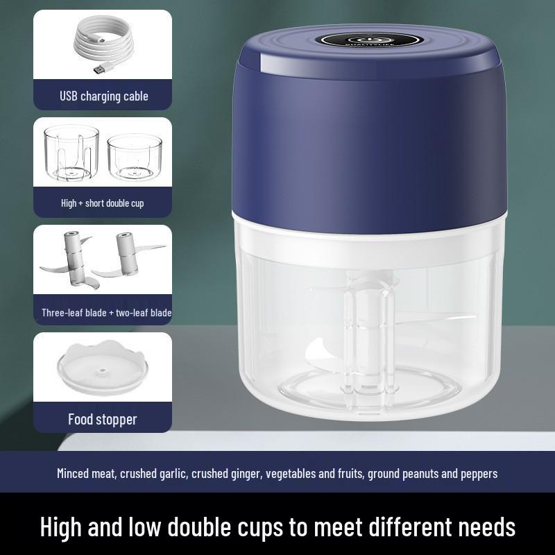 Premium Electric Garlic Masher & Grinder - Automatic Garlic Paste Maker & Food Processor