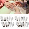 Hand-painted Chinese Ink Mountain And Water Nail Sticker Wearable Artwork False Nails For Women