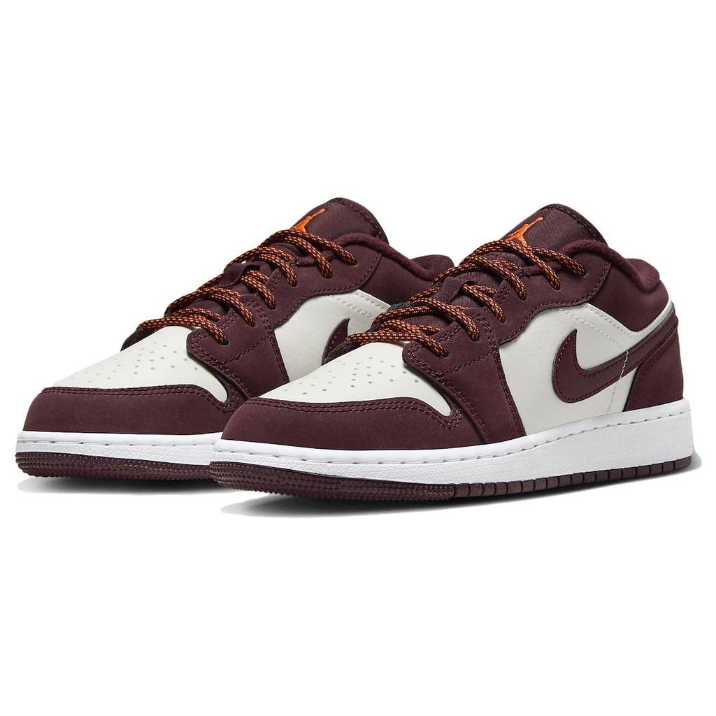 New Jordan 1 Low Night Maroon GS 553560-068