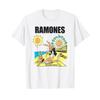 Ramones Productions Inc Rockaway Beach T-Shirt - Classic Punk Rock Band Graphic Tee, Short Sleeve Casual Crewneck Shirt