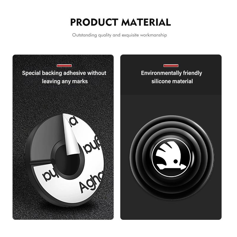 Car Door Anti-shock Pad Buffer Pad Crash Pad Silicone Pads Accessories For Skoda Octavia A5 A7 RS Fabia Superb Rapid Karoq