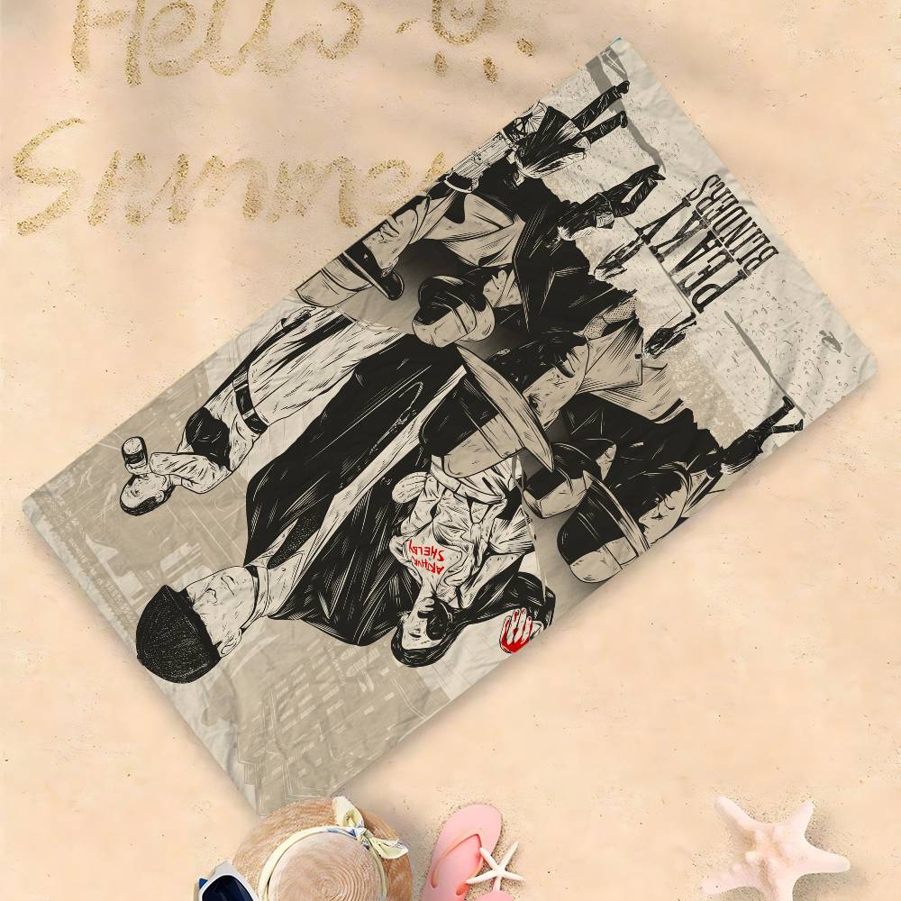 Movie P-Peaky B-Blinders TV Microfiber Beach Towel Absorbent Quick Dry Soft Yoga Swimming Resort Mountain Climbing Towel