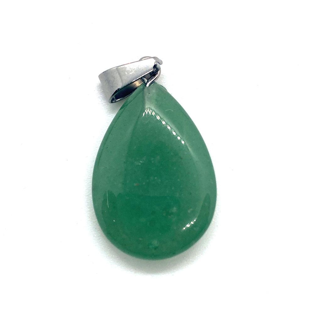 Opal Teardrop Pendant, 17x27mm Stone, Single Hole Melon Seed Buckle, DIY Necklace Jewelry Accessory